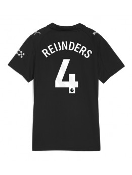 Billige Manchester City Tijjani Reijnders #4 Bortedrakt Dame 2025-26 Kortermet